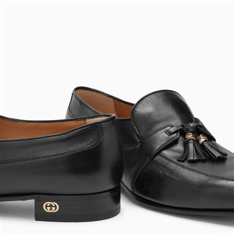 mocassin noir gucci|mocasines gucci clon.